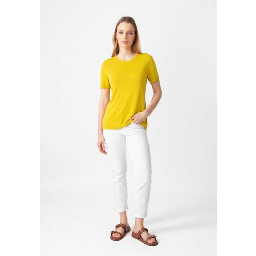 IVKO WOMAN pulover o-izrez - žuta 251434.050 Slike
