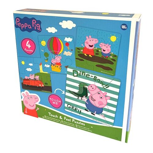  Senzorne puzzle Peppa Pig &amp;ndash; 4 slagalice za djecu 18+ mjeseci Slike