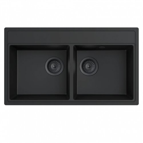 Minotti Granitna sudopera MILO METRO 76x44 Lava stone sa sifonom dupla Cene