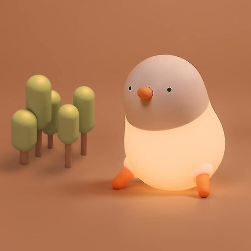 Venisymlis Lučka Cute Chick, Nočna Lučka Chick Za, Silikonsko Nočno Lučko Z Možnostjo Zatemnitve, Lučka Led Squishy Animal, (22068227) Slike