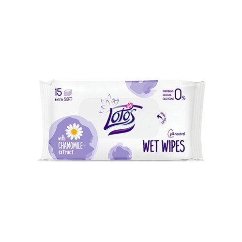 Lotos Vlažne maramice, 15 komada, Kamilica Cene