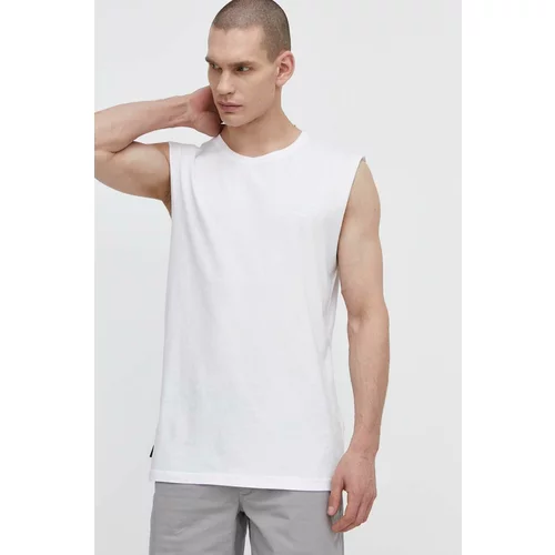 Superdry Pamučna majica za muškarce, boja: bijela