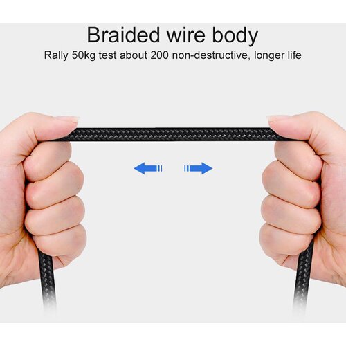  Kabel USB na Type-C Elbow crni 1m Cene