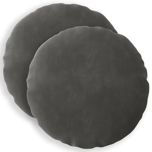  Presvlaka za jastuk 2 pcs HEERLEN Tamnosiva &Oslash; 40 cm Bar&scaron;un - Tamnosiva &Oslash; 40 cm 2 Cijene
