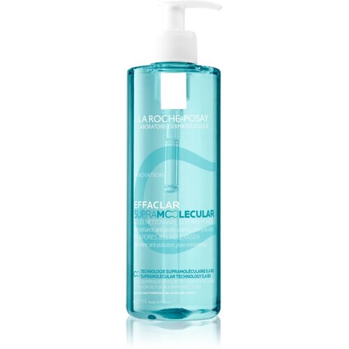 LAROCHE-POSAY Effaclar Supramolecular gel za či&amp;scaron;ćenje protiv sjaja kože lica i pro&amp;scaron;irenih pora 400 ml Slike