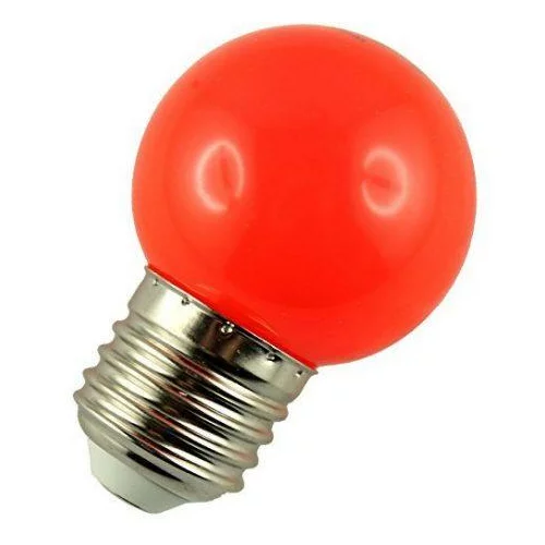 SMD led žarnica - sijalka E27 1W (10W) rdeča