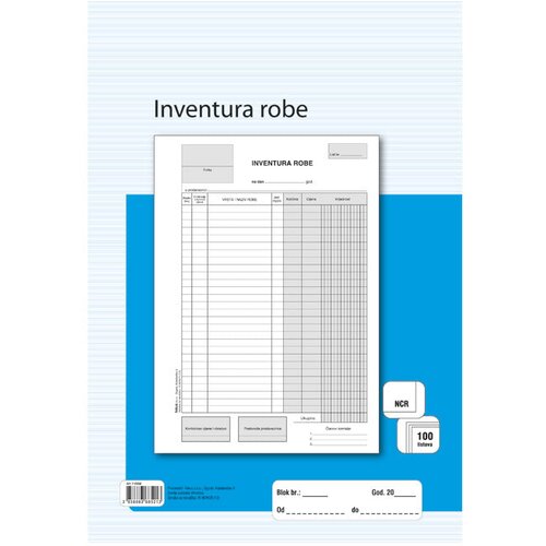  OBRAZAC IR-90/NCR INVENTURA ROBE FOKUS Cene