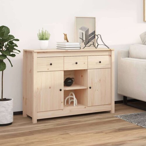  Komoda 100 x 35 x 74 5 cm od masivne borovine Slike
