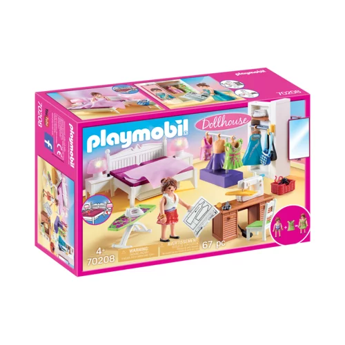 Playmobil 70208 - Dollhouse - Spalnica s šivalnim strojem