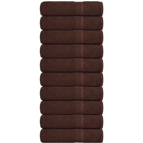 vidaXL Brisače za roke 10 kos rjava 50x100 cm 360 g/m² 100% bombaž Cene