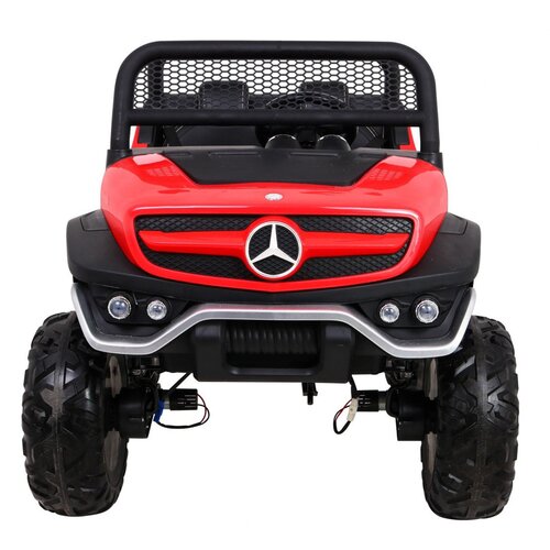  Licencirani auto na akumultor Mercedes BENZ UNIMOG - crveni Slike