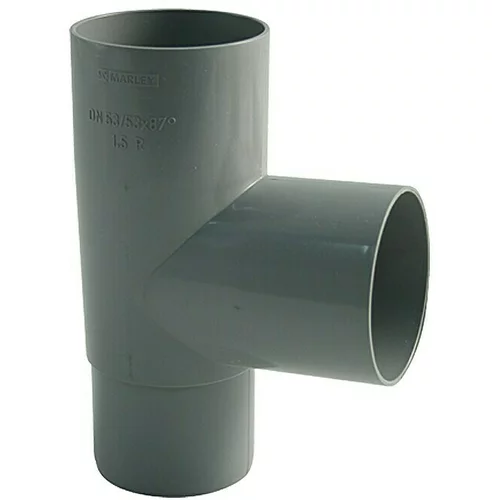 Marley Račva za cijevi vode (Nazivni promjer: 53 mm, 87 °, Plastika, Sive boje)
