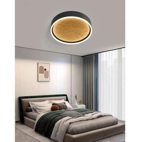 Wofi 9002-104M-LED Prigu&amp;scaron;iva plafonska lampa BORDEAUX LED/37W/230V crna/zlatna Slike