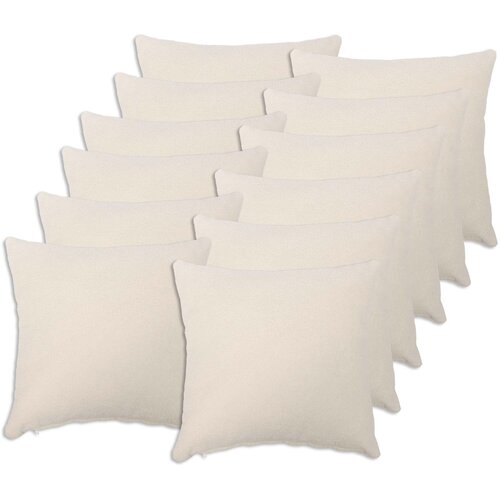  Presvlaka za jastuk 12 pcs HEERLEN Krem 45 x 45 cm Bouclé Cene