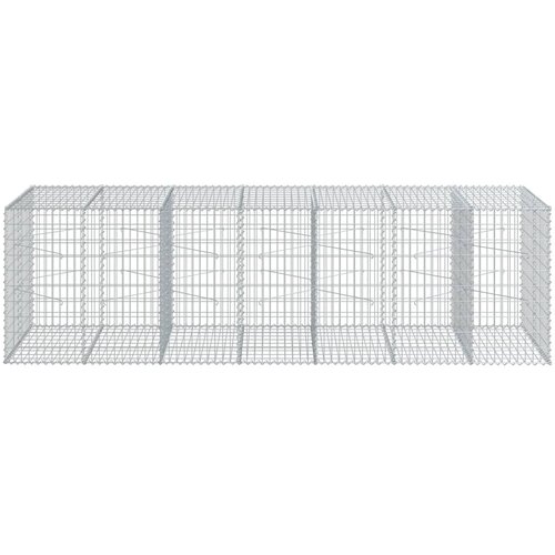 Gabionska ko&amp;scaron;ara s poklopcem 350x100x100 cm pocinčano željezo Slike
