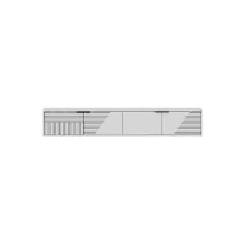 Hanah home Hanah Kućni TV komoda Parla, 180x30x30 cm, Bijela Slike