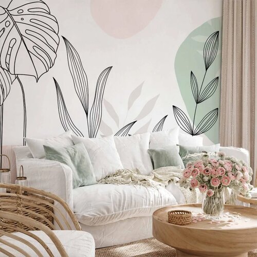  Foto tapeta - Leaves in Pastels 250x175 Cene