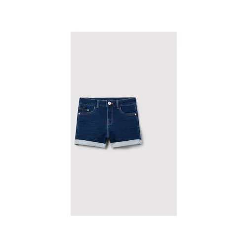 OVS Jeans kratke hlače 1477123 Mornarsko modra Regular Fit