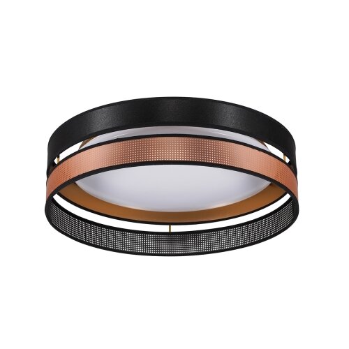  Duolla-LED Plafonsko svetlo ROLLER DUO SHINY LED/24W/230V prečnik 45 cm crna/bakrena Slike