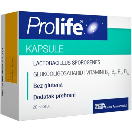 Prolife probiotik sa prebiotikom 20 kapsula Slike