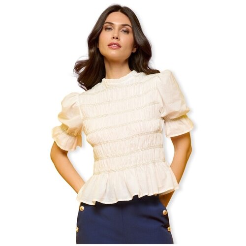 Minueto Topi & Bluze Top Lily White - White Bež Cene