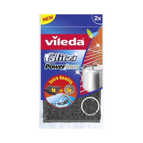 Vileda Glitzi Power Inox čistilna blazinica - 2 kos. Cene