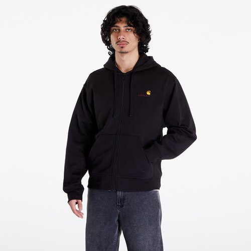 Carhartt WIP Sweatshirt Hooded American Script Jacket UNISEX Black XL Cene