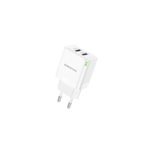  USB punjač BOROFONE BN15 Strong dual-port 2xUSB, white Cijene