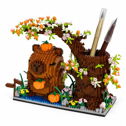  Capybara Building Blocks Tree Pen Organizer 1800 pcs. Slike