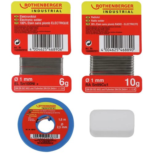 Rothenberger žica za lemljenje set 6 g, 10 g Slike