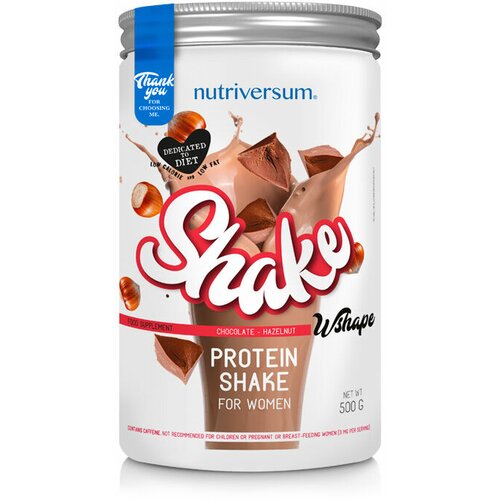 NUTRIVERSUM protein za žene wshape shake čokolada 500g Slike