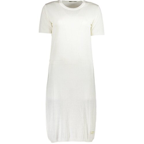 Cavalli Class WOMEN'S SHORT DRESS WHITE Cene