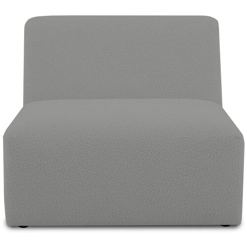 Scandic Siv modul za sedežno garnituro iz tkanine boucl&amp;eacute; (sredinski modul) Roxy &amp;ndash; Slike