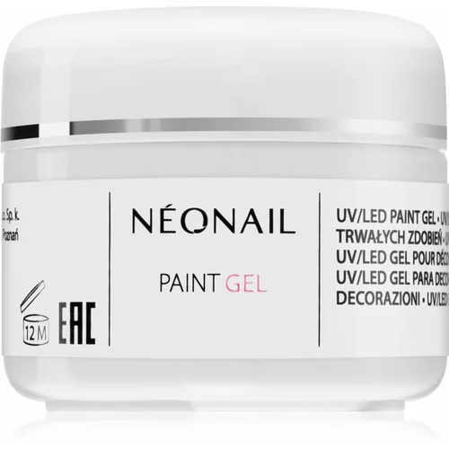 NeoNail Paint Gel White Rose gel za modeliranje nohtov 5 ml