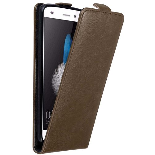 Cadorabo Ohi&scaron;je, združljivo z Huawei P8 LITE 2015 v kava rjava - Za&scaron;čitni ovitek v obliki flipa z magnetnim zapiranjem, (20564493) Cene