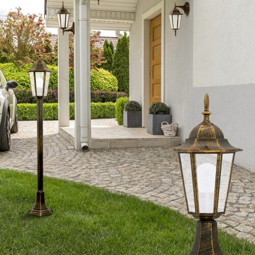  Spolja&amp;scaron;nja lampa 1xE27/20W/230V IP43 42,5 cm patina Slike