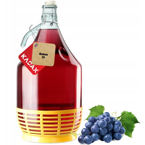 KADAX 5L steklenica za vino, liker, jabolčnik, steklenica + pokrovček, (5000355058) Cene