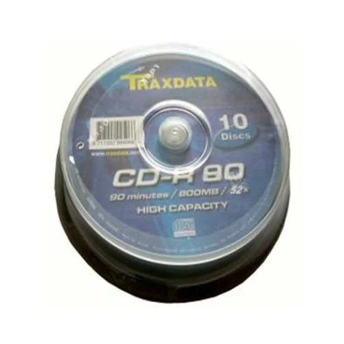  CD-R, TRAXDATA, 80 MIN, 52X, brand cake 10 kom