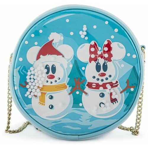 Loungefly Disney Snowman Mickey Minnie Snow Globe Crossbody bag ( 057432 ) Cene