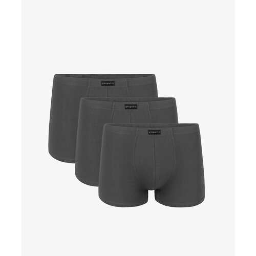 Atlantic 3-PACK Men&amp;#039;s boxer shorts graphite Slike