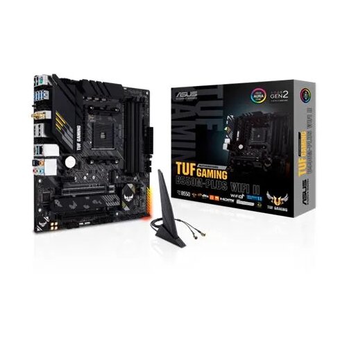 Asus matična plo&amp;scaron;ča TUF B550M-PLUS WIFI II, AM4, Micro ATX, WiFi, 90MB19Y0-M0EAY0 Slike