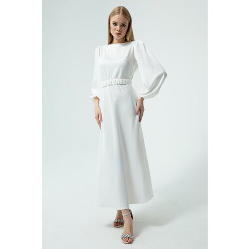 Lafaba Evening & Prom Dress - White - Basic Slike