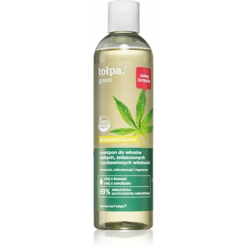 Tołpa Green Strengthening šampon za oslabljene in poškodovane lase 300 ml