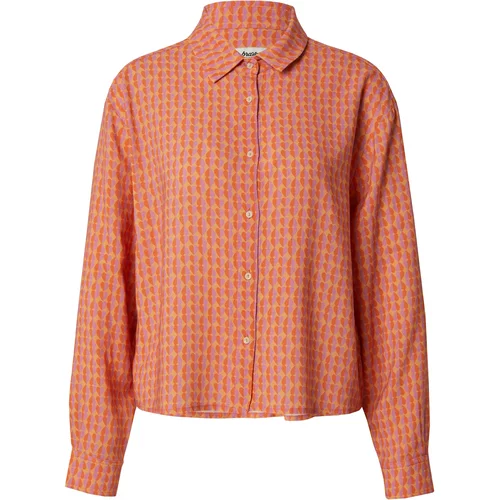 Brava Fabrics Bluza 'Gummie' svijetloljubičasta / narančasta / ciglasto crvena