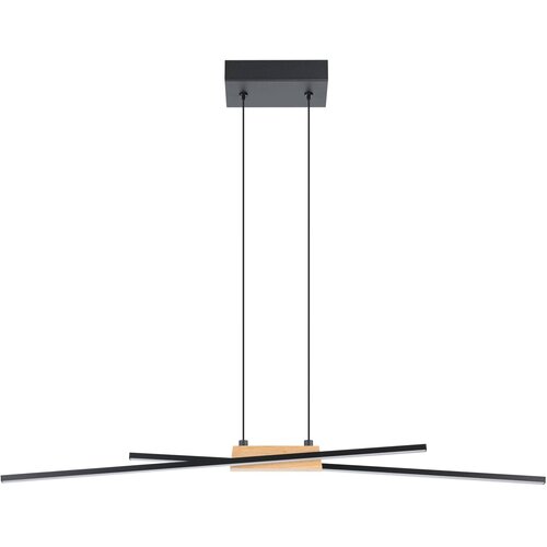 Eglo visilica Panagria 900489, LED 2x 13 W, 93,5 cm, crna/drvo Cijene