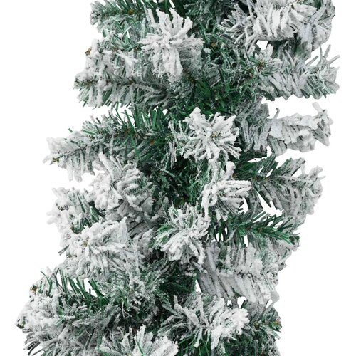 Božićni vijenci Zelena i bijela 270 cm PVC - Bijela bez LED svjetala Slike
