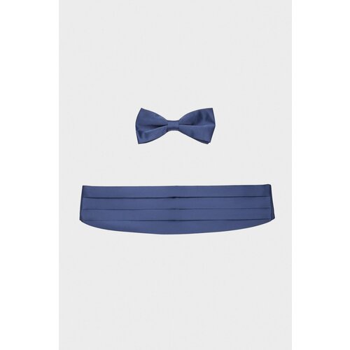 ALTINYILDIZ CLASSICS Men's Navy Blue Bowtie-sash Set Cene