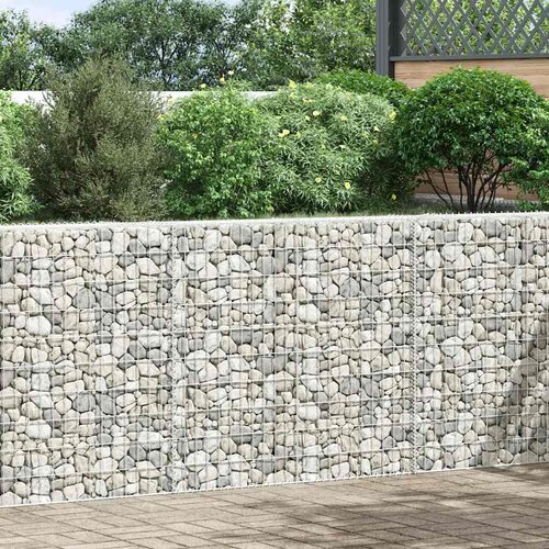  Trapezna gabionska gredica od pocinčanog čelika 150x20x100 cm Slike