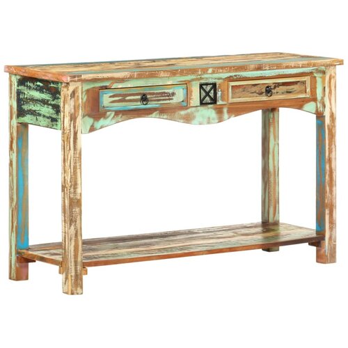  Konzolni stol od masivnog obnovljenog drva 120 x 40 x 75 cm Cene