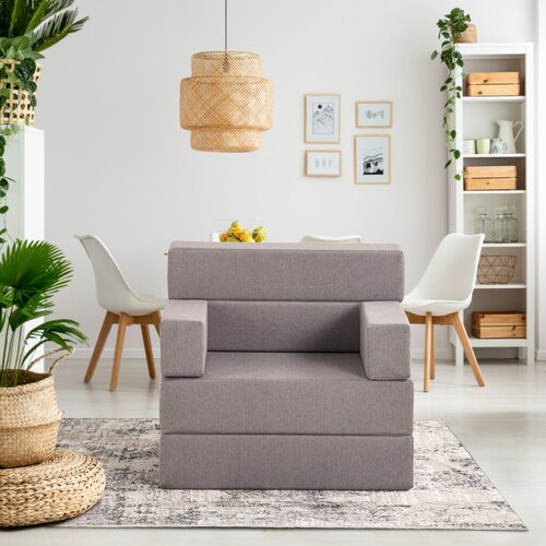 Atelier Del Sofa fotelja na rasklapanje melissa, 70 x 56 x 75 cm, siva Slike